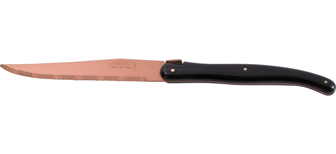 Laguiole Black ABS Steak Knife Set (Jean Dubost)