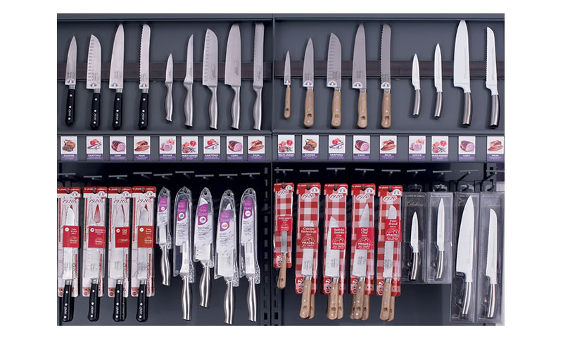 Jean Dubost Pradel Oyster Knife & Wooden Holder Opener Set